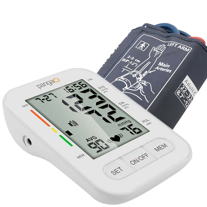 Tensiomètre électronique Pangao Smart BP Machine Digital Arm Style Tensiomètre